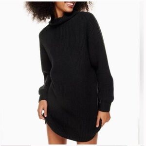 Aritzia Montpellier Turtleneck Sweater Dress in Black
Small Cozy